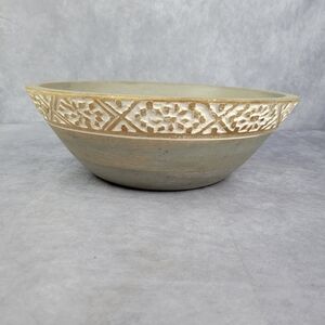La nicholas Serving Salad Mixing  Large Wood Bowl Natural